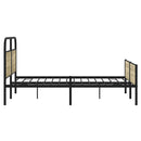 sengeramme uden madras 150x200 cm metal sonoma-eg