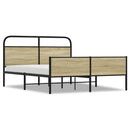 sengeramme uden madras 160x200 cm metal sonoma-eg