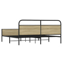 sengeramme uden madras 180x200 cm metal sonoma-eg