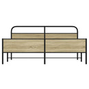 sengeramme uden madras 183x213 cm metal sonoma-eg