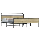 sengeramme uden madras 183x213 cm metal sonoma-eg