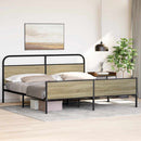 sengeramme uden madras 193x203 cm metal sonoma-eg