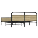 sengeramme uden madras 193x203 cm metal sonoma-eg