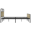 sengeramme uden madras 200x200 cm metal sonoma-eg
