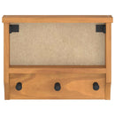 væghængt knagerække SANDNES 45x12x35 cm massivt fyrretræ