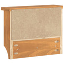 væghængt knagerække SANDNES 45x12x35 cm massivt fyrretræ