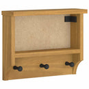væghængt knagerække SANDNES 45x12x35 cm massivt fyrretræ
