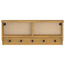 væghængt knagerække SANDNES 87x12x35 cm massivt fyrretræ