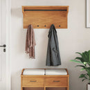 væghængt knagerække SANDNES 87x30x42 cm massivt fyrretræ