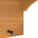væghængt knagerække SANDNES 87x30x42 cm massivt fyrretræ