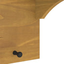 væghængt knagerække SANDNES 87x30x42 cm massivt fyrretræ