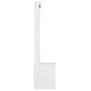 Hall træ SANDNES 45x40x159,5 cm massivt fyrretræ hvid