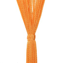 trådgardiner 2 stk. 140x250 cm orange