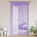 trådgardiner 2 stk. 140x250 cm lilla