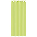 voile-gardiner med øskner 2 stk. 140x245 cm æblegrøn