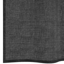 voile-gardiner med øskner 2 stk. 140x225 cm sort