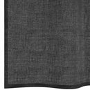 voile-gardiner med øskner 2 stk. 140x260 cm sort