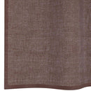 voile-gardiner med øskner 2 stk. 140x260 cm brun