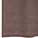 voile-gardiner med øskner 2 stk. 140x300 cm brun