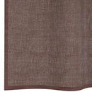 voile-gardiner med øskner 2 stk. 140x300 cm brun