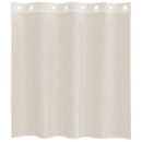 voile-gardiner med øskner 2 stk. 140x140 cm cremefarvet