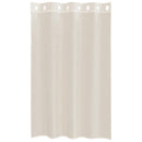 voile-gardiner med øskner 2 stk. 140x175 cm cremefarvet