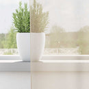 voile-gardiner med øskner 2 stk. 140x225 cm cremefarvet