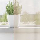 voile-gardiner med øskner 2 stk. 140x260 cm cremefarvet
