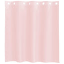 voile-gardiner med øskner 2 stk. 140x140 cm lyserød
