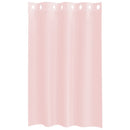 voile-gardiner med øskner 2 stk. 140x175 cm lyserød