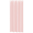 voile-gardiner med øskner 2 stk. 140x225 cm lyserød