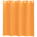 voile-gardiner med øskner 2 stk. 140x140 cm orange