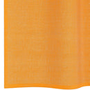 voile-gardiner med øskner 2 stk. 140x140 cm orange
