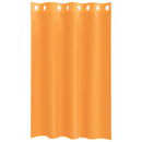 voile-gardiner med øskner 2 stk. 140x175 cm orange