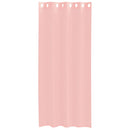 voile-gardiner med øskner 2 stk. 140x225 cm lyserød