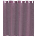 voile-gardiner med øskner 2 stk. 140x140 cm lilla
