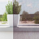 voile-gardiner med øskner 2 stk. 140x175 cm lilla