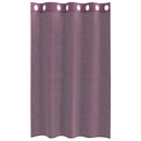 voile-gardiner med øskner 2 stk. 140x175 cm lilla