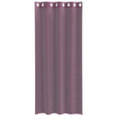 voile-gardiner med øskner 2 stk. 140x225 cm lilla