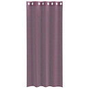 voile-gardiner med øskner 2 stk. 140x225 cm lilla