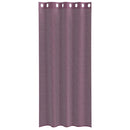 voile-gardiner med øskner 2 stk. 140x245 cm lilla