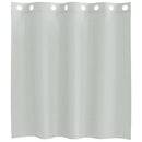 voile-gardiner med øskner 2 stk. 140x140 cm lysegrå