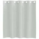 voile-gardiner med øskner 2 stk. 140x140 cm lysegrå
