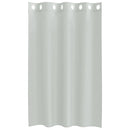 voile-gardiner med øskner 2 stk. 140x175 cm lysegrå