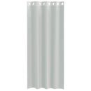 voile-gardiner med øskner 2 stk. 140x225 cm lysegrå