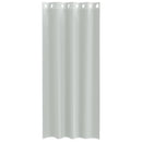 voile-gardiner med øskner 2 stk. 140x225 cm lysegrå