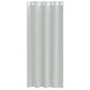 voile-gardiner med øskner 2 stk. 140x245 cm lysegrå