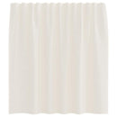 voile-gardiner med stanglommer 2 stk. cremefarvet