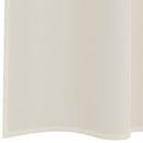 voile-gardiner med stanglommer 2 stk. cremefarvet