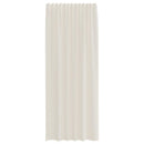 voile-gardiner med stanglommer 2 stk. cremefarvet